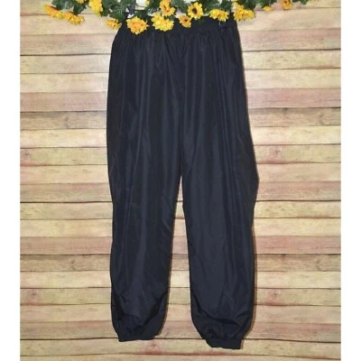 Pantalones de esquí para nieve Columbia negros talla L cintura ajustable dobladillos bolsillos para hombre Foto 1 de 4