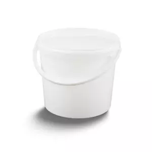 5 x 5 L contenedor de almacenamiento de cubo tapa de bañera mango de plástico alimentación para mascotas GRADO ALIMENTICIO - Imagen 1 de 4