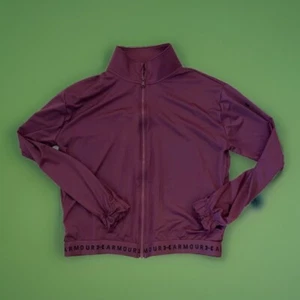 Under armour heatgear loose zip workout women’s maroon Activewear Size Small ^ - Picture 1 of 10