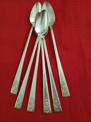 INAUGURATION Flatware by National Silver Co.- Fruit/Orange 6 Spoons 6'' (Silver - Image 1 of 4