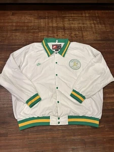 Vintage Oakland Athletics Nike Snap Stitched Logo Jacket Sz 4XL Y2k A’s MLB - Picture 1 of 12