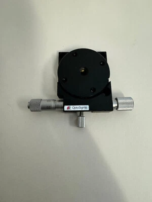 Optosigma KSP-406MUU, 40 mm, latón, etapa de rotación, rotación 360, rosca 6-32 Foto 1 de 2