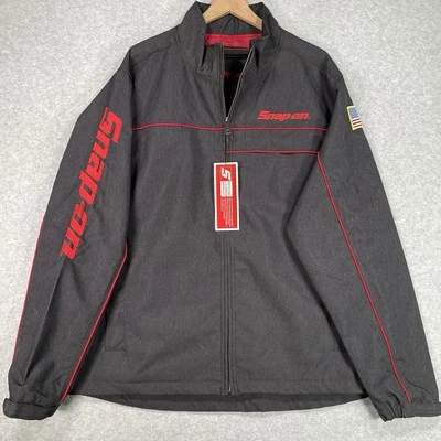 Snap On Tools Jacket XL Gray Softshell Outdoor USA Utility Full Zip Workwear - Image 1 of 4