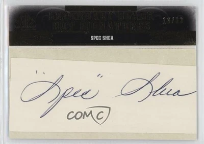 2011 SP Legendary Cuts Black Cut Signatures /33 Spec Shea #NY-SS Auto - Image 1 of 2