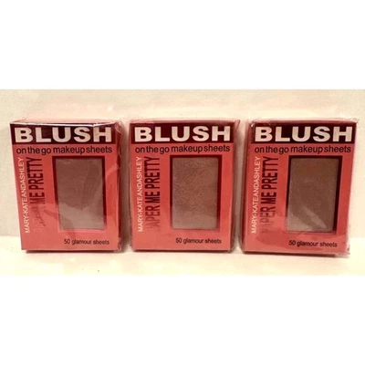 3 hojas de maquillaje Mary-Kate & Ashley Paper Me Pretty Blush - Calor 809 NUEVO Foto 1 de 4