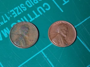1944-S, 1956-D Lincoln Wheat Cents (2 PCK) in One Bag - Picture 1 of 8