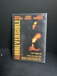 Irreversible (DVD, 2002) Monica Bellucci, Vincent Cassel/Gasper Noe/French/Gore - Imagen 1 de 3