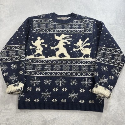 The Disney Store Adult S Mickey’s Adventure Ahead Wool Nordic Sweater Fair Isle - Image 1 of 4