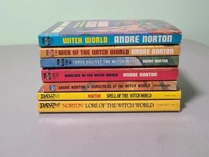 Andre Norton - Witch World Lot of 7 Paperback Books Science Fiction Fantasy - Foto 1 di 24
