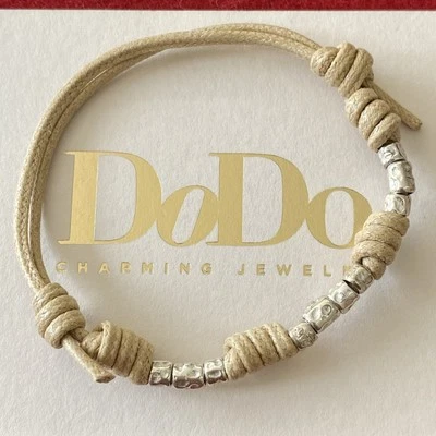 Dodo Pomellato Bracciale Sabbia Unisex Granelli Fuori Produzione Argento Origina - Immagine 1 di 4