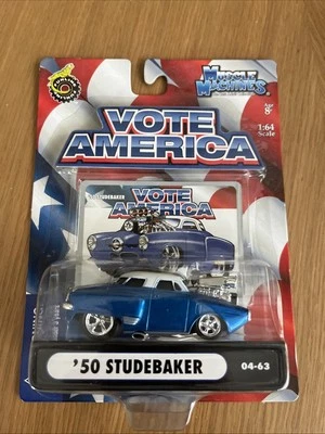 2004 Muscle Machine 50 Studebaker Vote America Series 04-61  1:64 Scale - Image 1 of 4