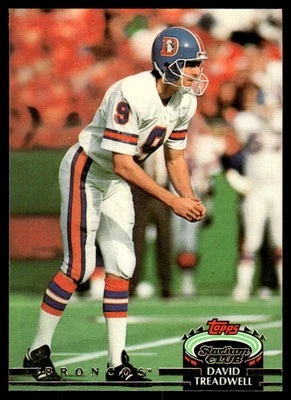 1992 Stadium Club David Treadwell Denver Broncos #317 - Image 1 of 2