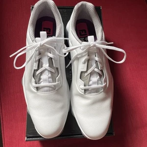 Einmal getragen 2025 Herren Foot Joy Tour Alpha weiß Golfschuhe Größe 12 Medium 55543 - Bild 1 von 18