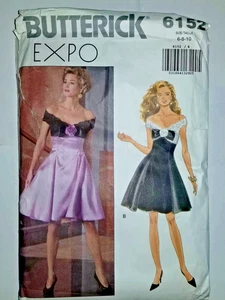 Butterick 6152 Dress Evening Event Sewing Pattern Ladies 6 8 10 Expo UC Party - Picture 1 of 5