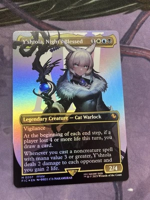 MTG English Y'shtola, Night's Blessed Borderless NM Foil - Image 1 of 2
