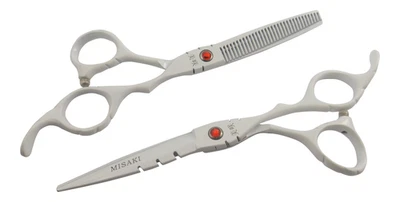 Hair Scissors  White Set 6.0 Inch  Misak Set VA60 - Image 1 of 4