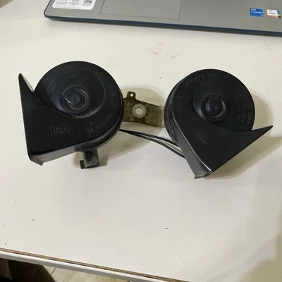 2000-2003 Ford F-150 conjunto de buzina nota dupla peça original do fabricante - Imagem 1 de 4