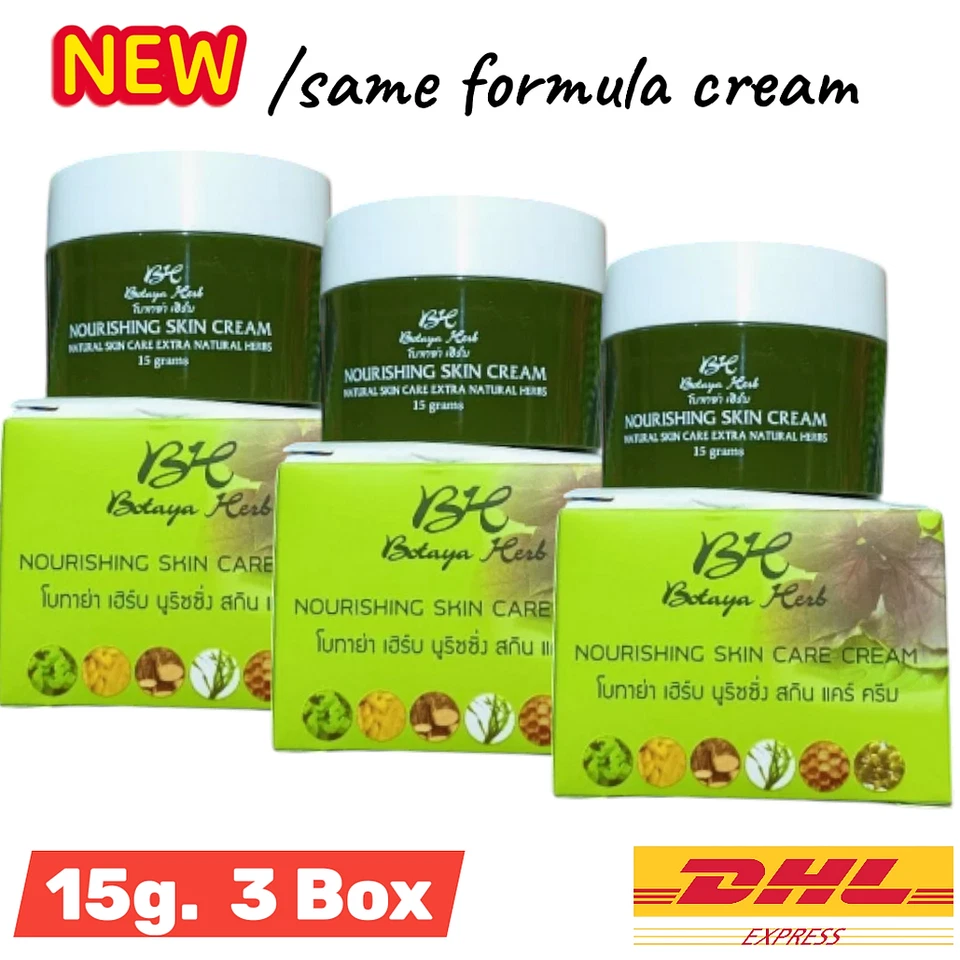 3x Botaya facial cream, natural herbal 15g. Reduce Wrinkle Freckles Dark Spots - Image 1 of 4