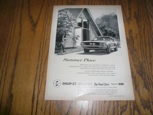 Shelby GT 350 and 500 "The Road Cars" 1967 Ad/Advertisement - Vintage - Picture 1 of 1