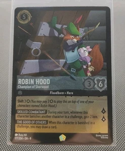 Disney Lorcana Fabled  - Robin Hood - Champion of Sherwood - Legendary Cold Foil - Picture 1 of 2