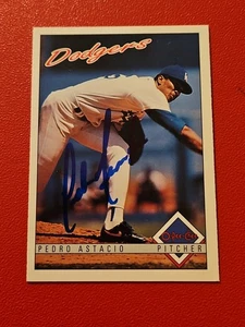 ⚾️Pedro Astacio Rookie Auto Signed Autograph 1993 O-Pee-Chee #9 Dodgers - Picture 1 of 2