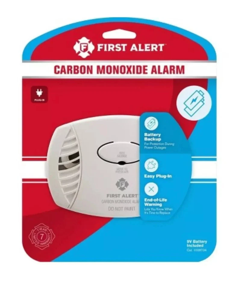 Alarma enchufable de monóxido de carbono First Alert CO605-3 *Nueva* Foto 1 de 1