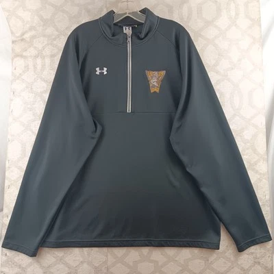 Under Armour US Naval Academy USNA Pullover Sudadera Para Hombres XXL Negra 1/4 Cremallera Foto 1 de 4