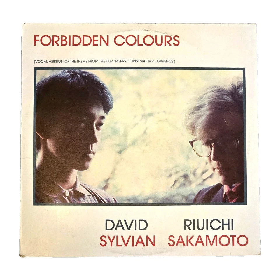DAVID SYLVIAN & RIUICHI SAKAMOTO "Forbidden Colours" RARE AUSSIE 3Tk 12" SINGLE - Image 1 of 4