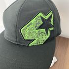 VTG Starter Hat Black & Green Stretch Fitted OSFM Cap Baseball
