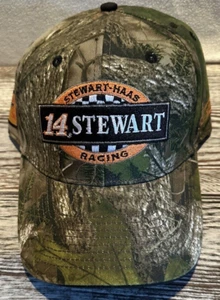 NWT Tony Stewart Camo Hat Cap SHR Bass Pro Shops NASCAR Ships Free - Picture 1 of 5