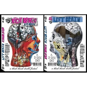 Right Brain Left Brain Snowboard 2 disc DVD By Think Thank snowboarding - Picture 1 of 2
