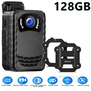 BOBLOV Police Body Camera Wearable Patrol Video Recording Camcorder for Security - Picture 1 of 21