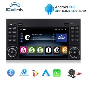 VW Crafter 2006-2023 Android Car Stereo Car Play Head Unit Radio GPS 64GB CAMERA - Picture 1 of 16