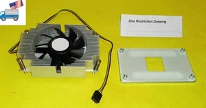 NEW Low Profile AMD Socket AM3 CPU Cooler 4-pin PWM for 1U/Mini ITX/ Desktop PC - Picture 1 of 14