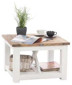 Mesa De Salón Bastrop En Estilo Rústico Con Marco De Madera De Álamo - Imagen 1 de 5