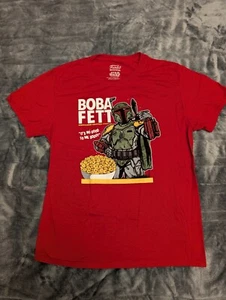 Star Wars Boba Fett Funko Pop Cereal Red T-shirt Tee Men's Size Medium (M) - Picture 1 of 2