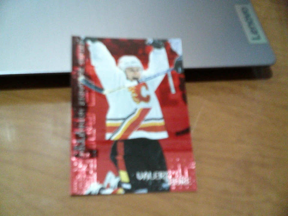 1999-00 IGT BAP RUBY MILLENIUM #40- VALERI BURE- FLAMES #d 551 of 1000 - Image 1 of 1