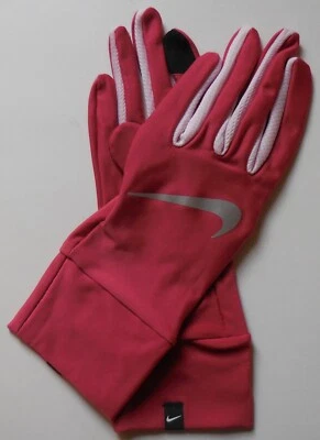 Guantes Nike Lightweight Tech Run para mujer rosa archaeo/rosa real/plateado medianos Foto 1 de 4