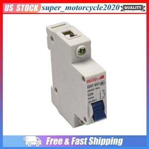 25A 230V / 400V 50Hz Sicherheitsschalter Leitungsschutzschalter MCB C25 für Go Kart - Bild 1 von 9