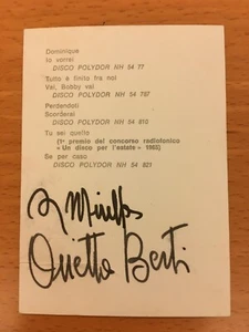 Fotografia autografa di Orietta Berti - Picture 1 of 1
