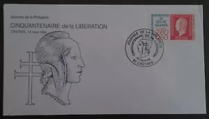 1986 France Stamp Day Cover ties 3.4Fr Stamp cd Philately Day Castres - Bild 1 von 2