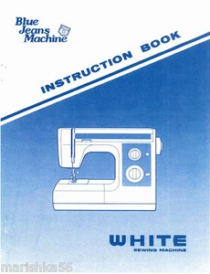Libro de instrucciones de máquina de jeans azules BLANCO 1599/MANUAL DE FUNCIONAMIENTO PDF archivo en CD - Imagen 1 de 3