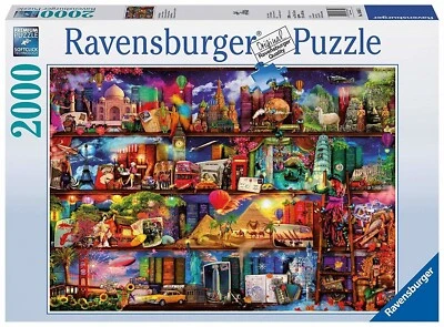 RAVENSBURGER PUZZLE. The world of books 2000 PCS  ITEM NR. 16685. NEW - Image 1 of 4