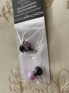 ASHLAND HALLOWEEN MINIATURES CRYSTAL BALL & POTION ~ SET OF 2 NEW IN PKG - Picture 1 of 4