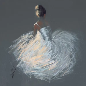 Hazel Bowman Canvas Art Print Range of Ballet Dancer Ballerina Pictures - Picture 1 of 51