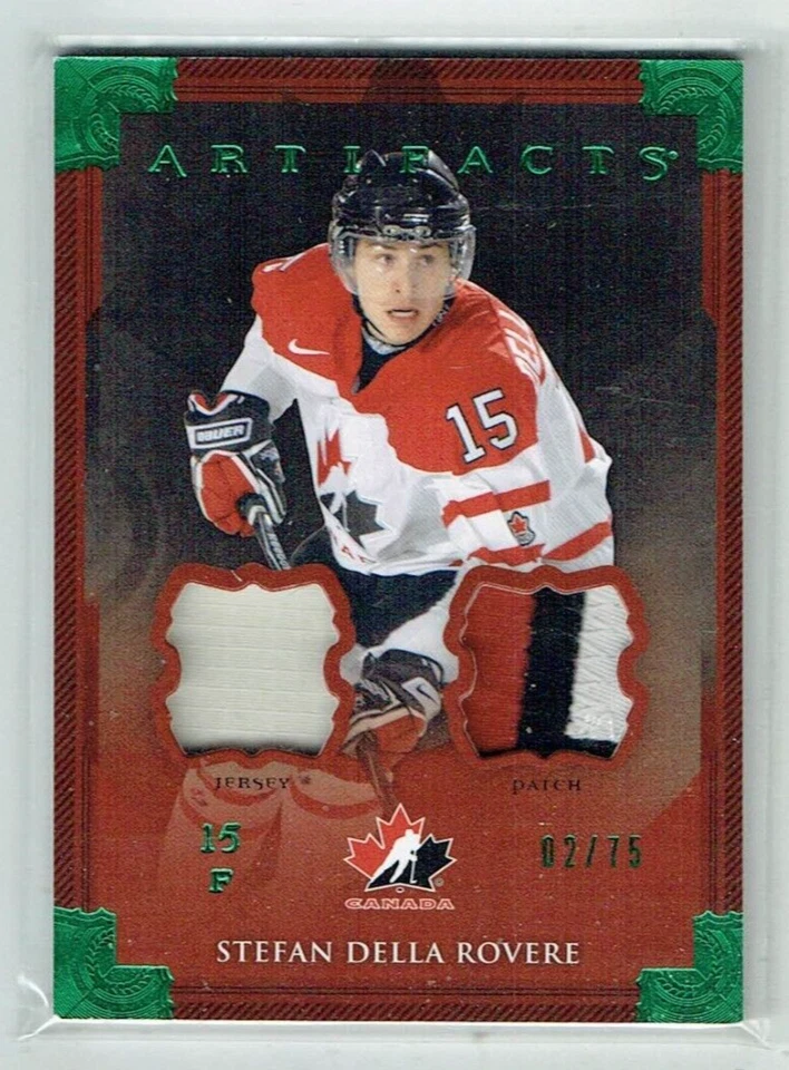 13-14 UD Upper Deck Artifacts  Stefan Della Rovere  /75  Jersey--Patch - Image 1 of 1
