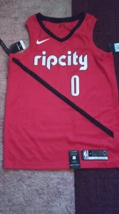 Damian Lilliar Nike 2019 Portland Trail Blazers  Earned Edition Swingman Jersey  - Picture 1 of 9