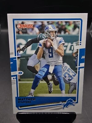 2020 Donruss Photo Variation SP Matthew Stafford Detroit Lions #96 - Image 1 of 2