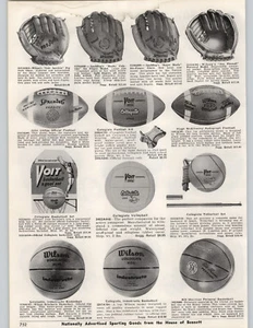1962 PAPER AD Wilson A2131 Luis Aparicio Roger Maris Baseball Glove 6 Finger - Picture 1 of 1