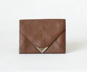 Yves Sain Laurent Leather Coin Wallet - Picture 1 of 7